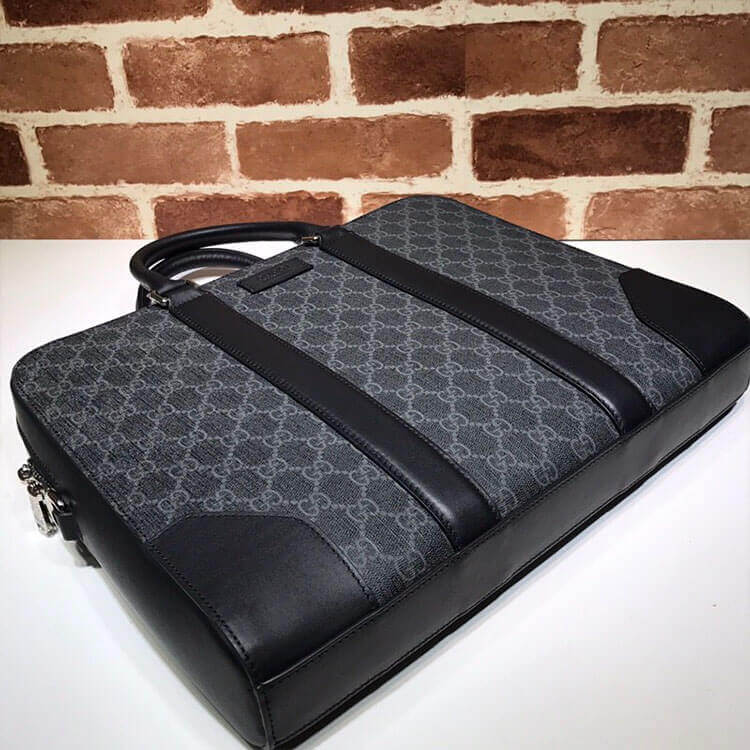 G*u*i gg black briefcase