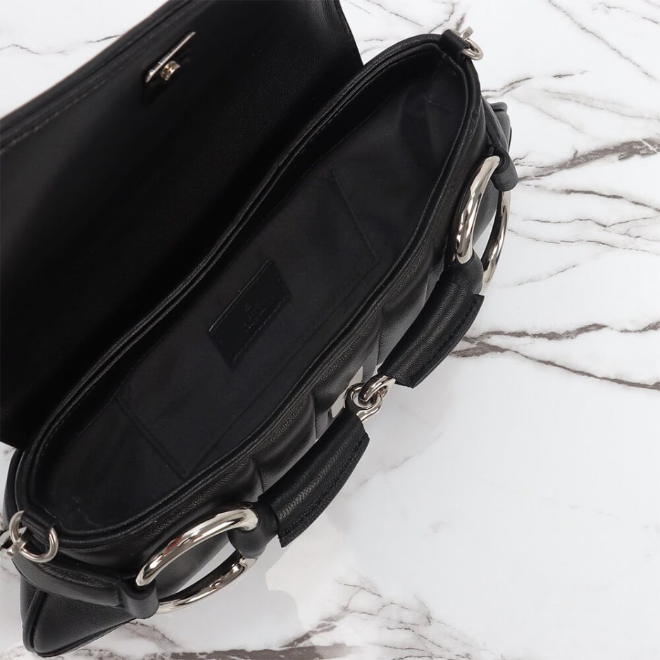 G*u*i horsebit chain small shoulder bag