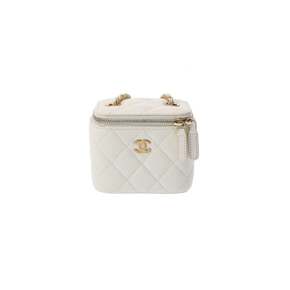 Ch*el chain cosmetic bag