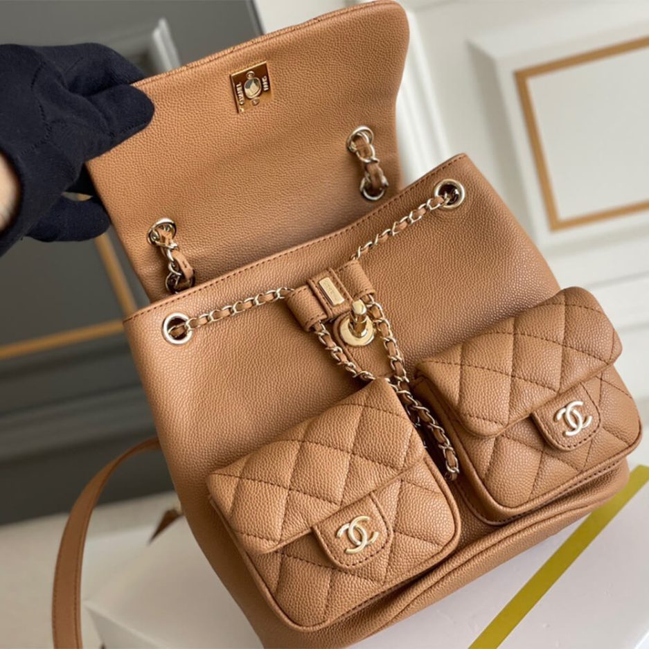 Ch*el  caviar backpack