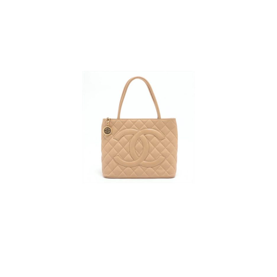 Ch*el medallion tote bag