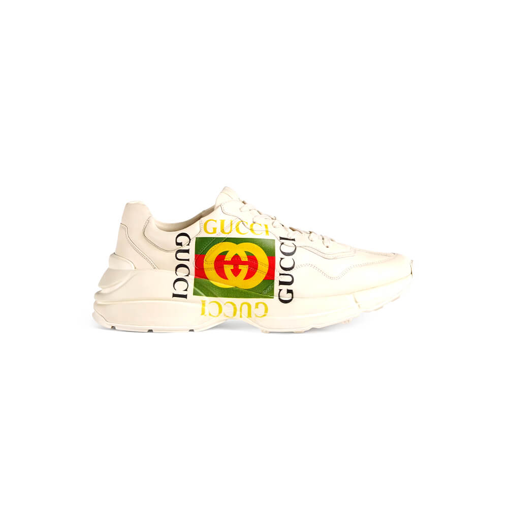 rhyton G*u*i logo leather sneaker