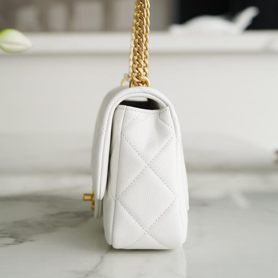 Ch*el love gold ball chain shoulder bag