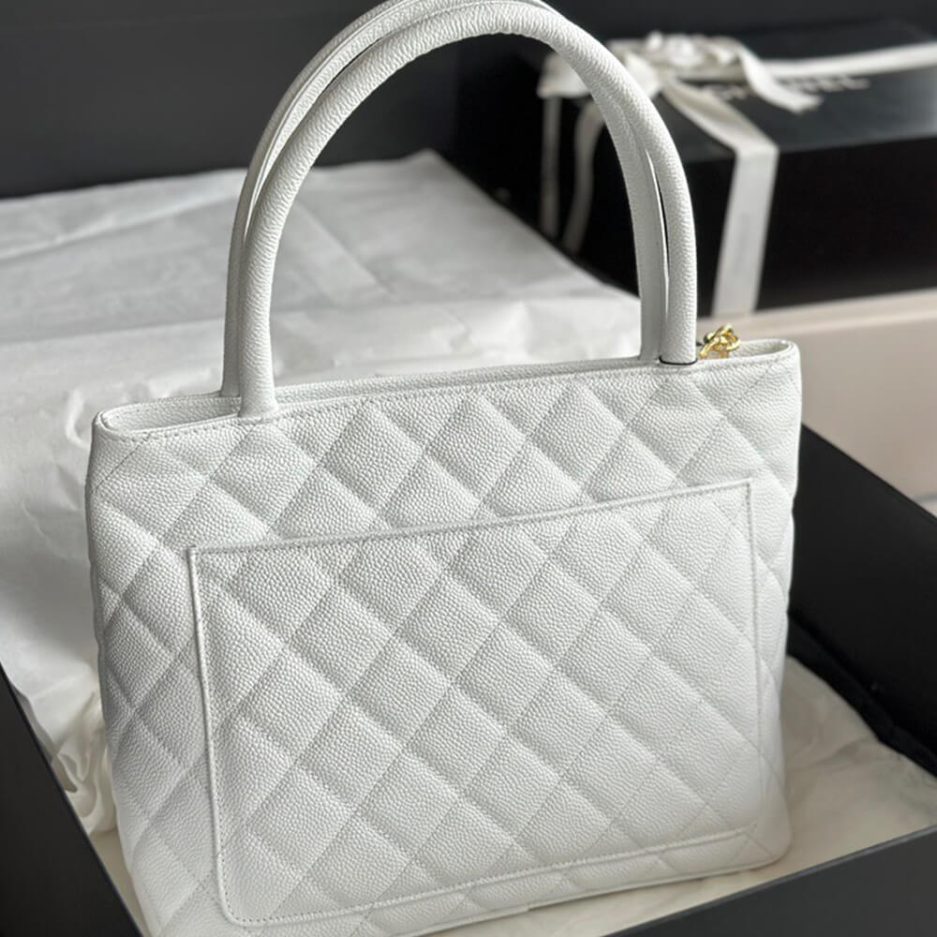 Ch*el medallion tote bag