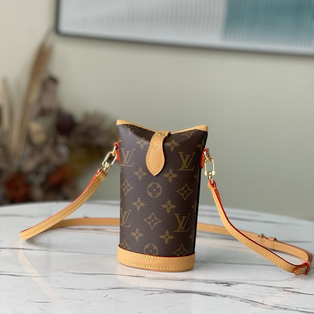 LV fold me clutch bag