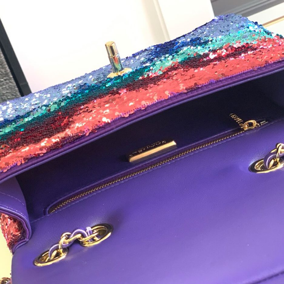 Ch*el small flap bag