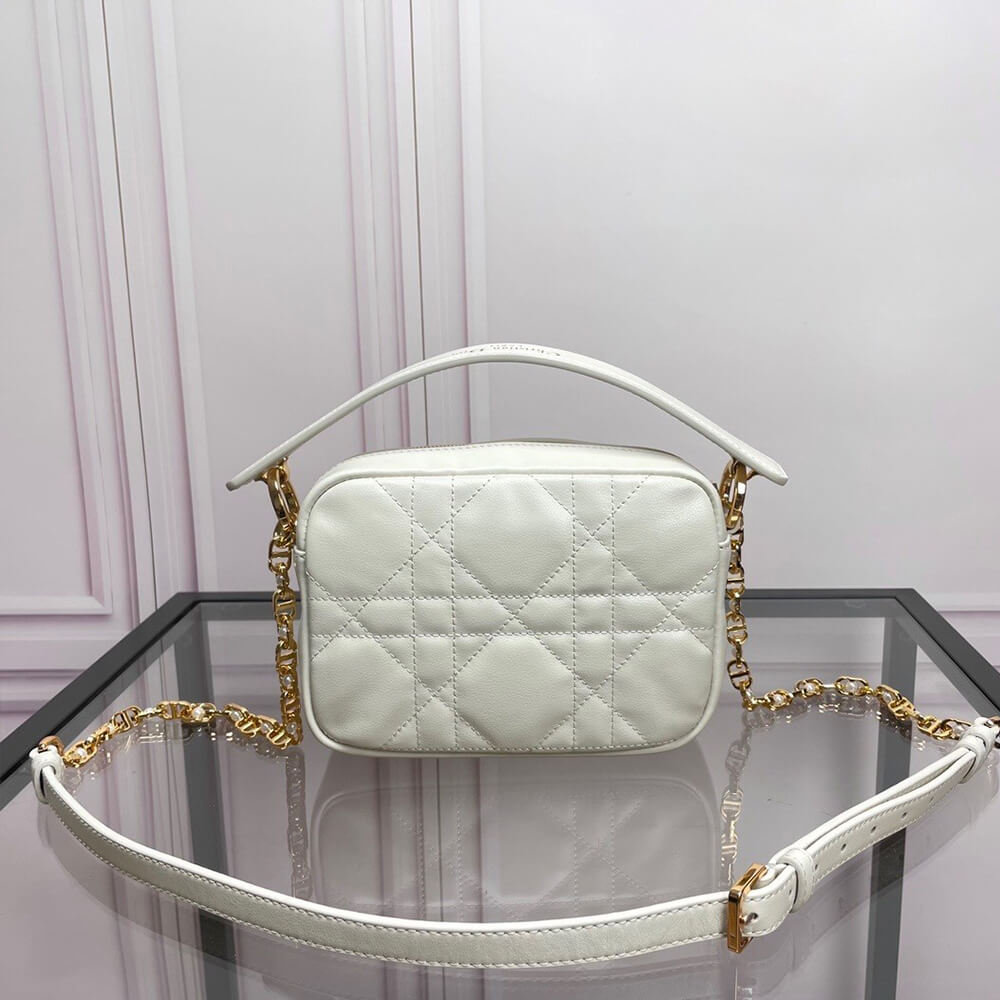 small D*or caro top handle camera bag