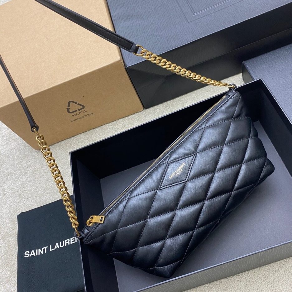YSL MINI BAG IN QUILTED LAMBSKIN