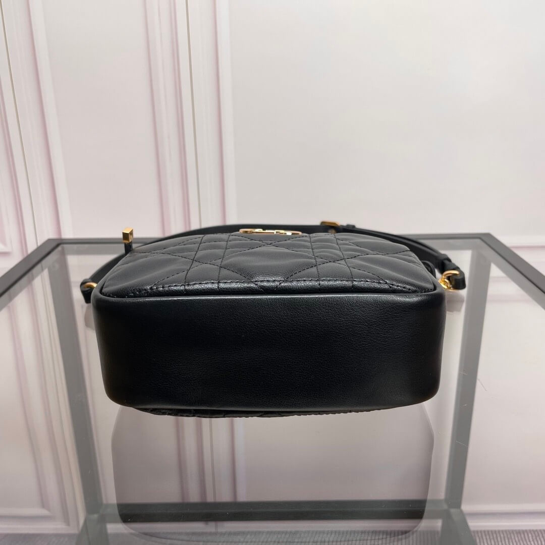 small D*or caro top handle camera bag