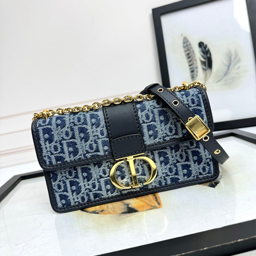 D*or 30 montaigne east-west bag with chain